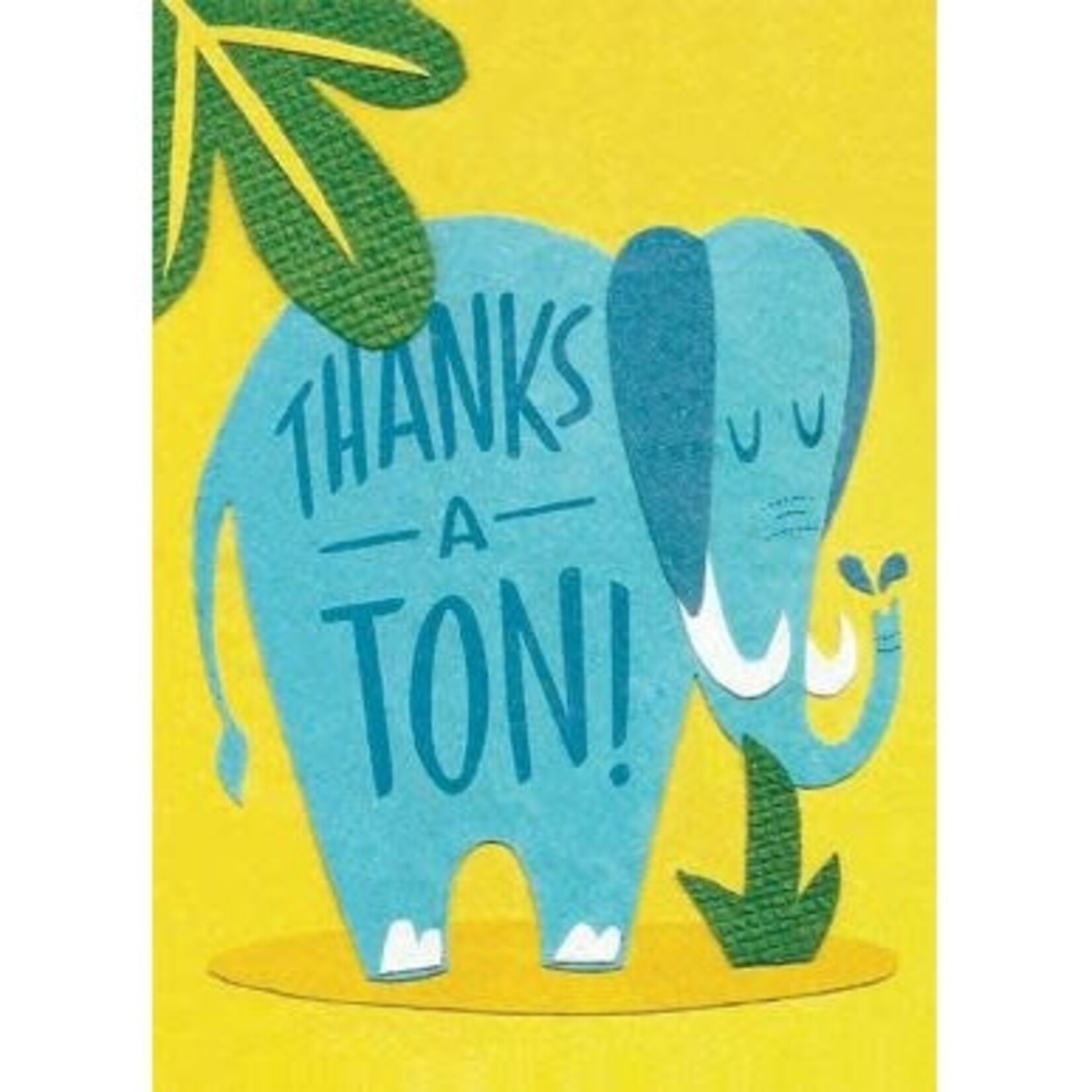 Good Paper Thanks A Ton Thank You Card