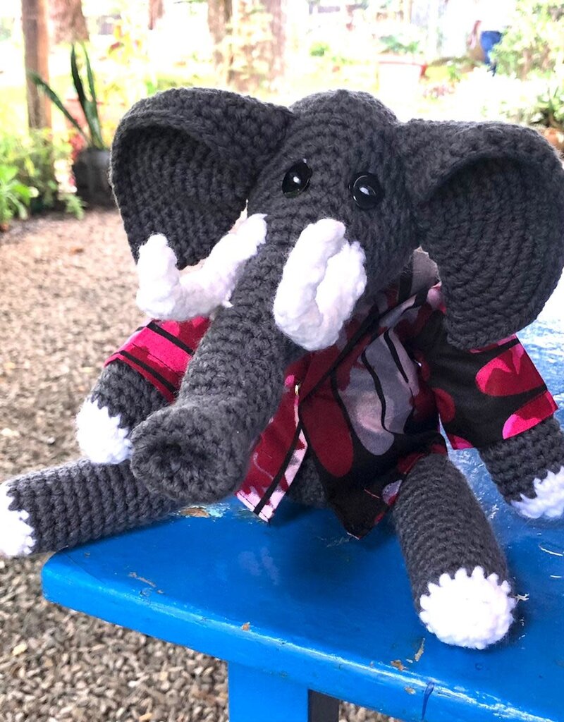 Creation Hive Crocheted Elephant Stuffed Animal