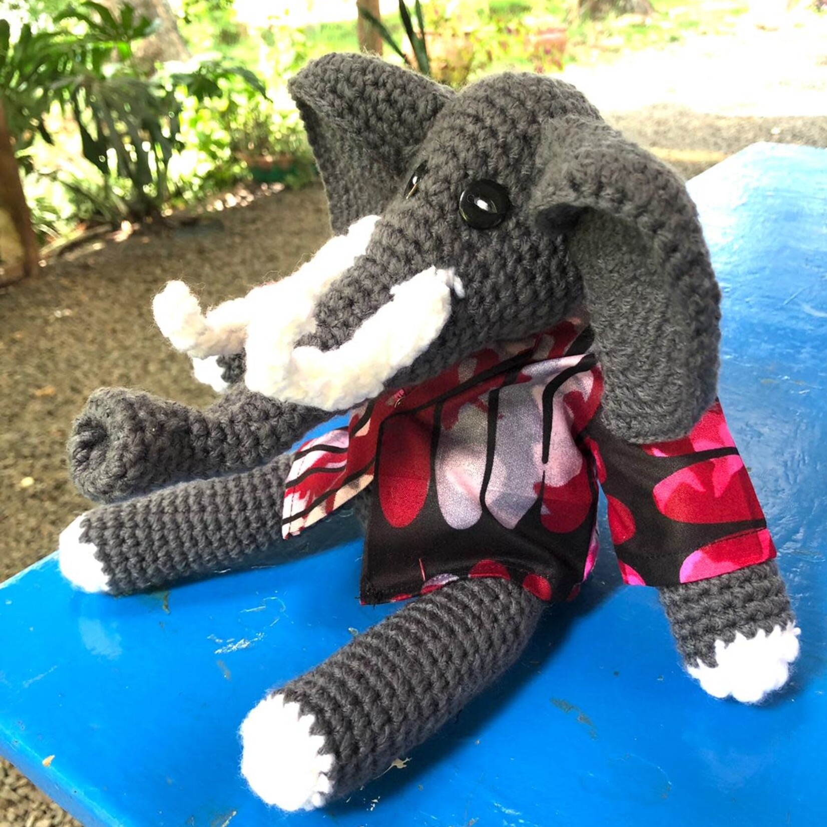 Creation Hive Crocheted Elephant Stuffed Animal