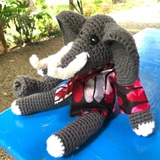 Creation Hive Crocheted Elephant Stuffed Animal