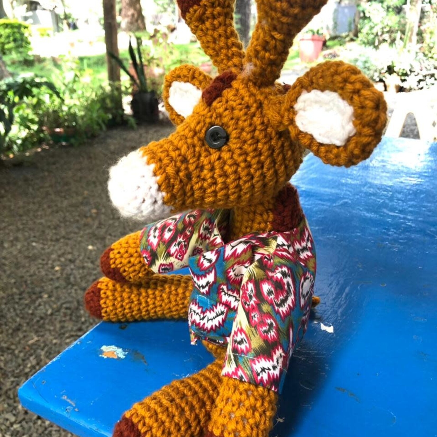 Creation Hive Crocheted Giraffe Stuffed Animal