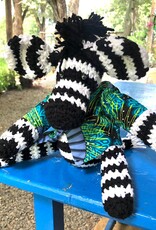 Creation Hive Crocheted Zebra Stuffed Animal