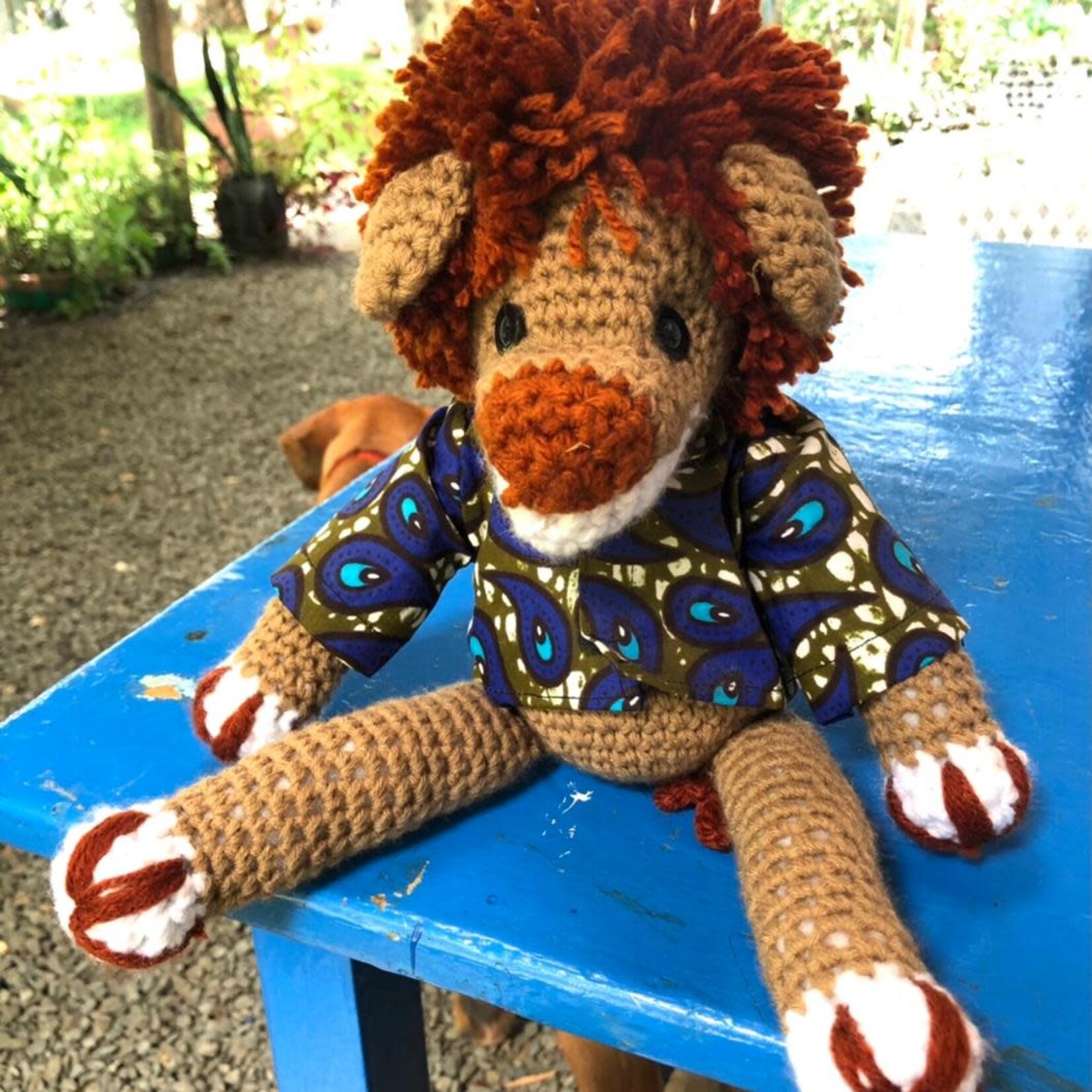 Creation Hive Crocheted Lion Stuffed Animal