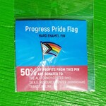 Microcosm Progress Pride Flag Hard Enamel Pin