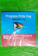 Microcosm Progress Pride Flag Hard Enamel Pin