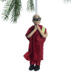 Silk Road Bazaar Dalai Lama Felt Ornament