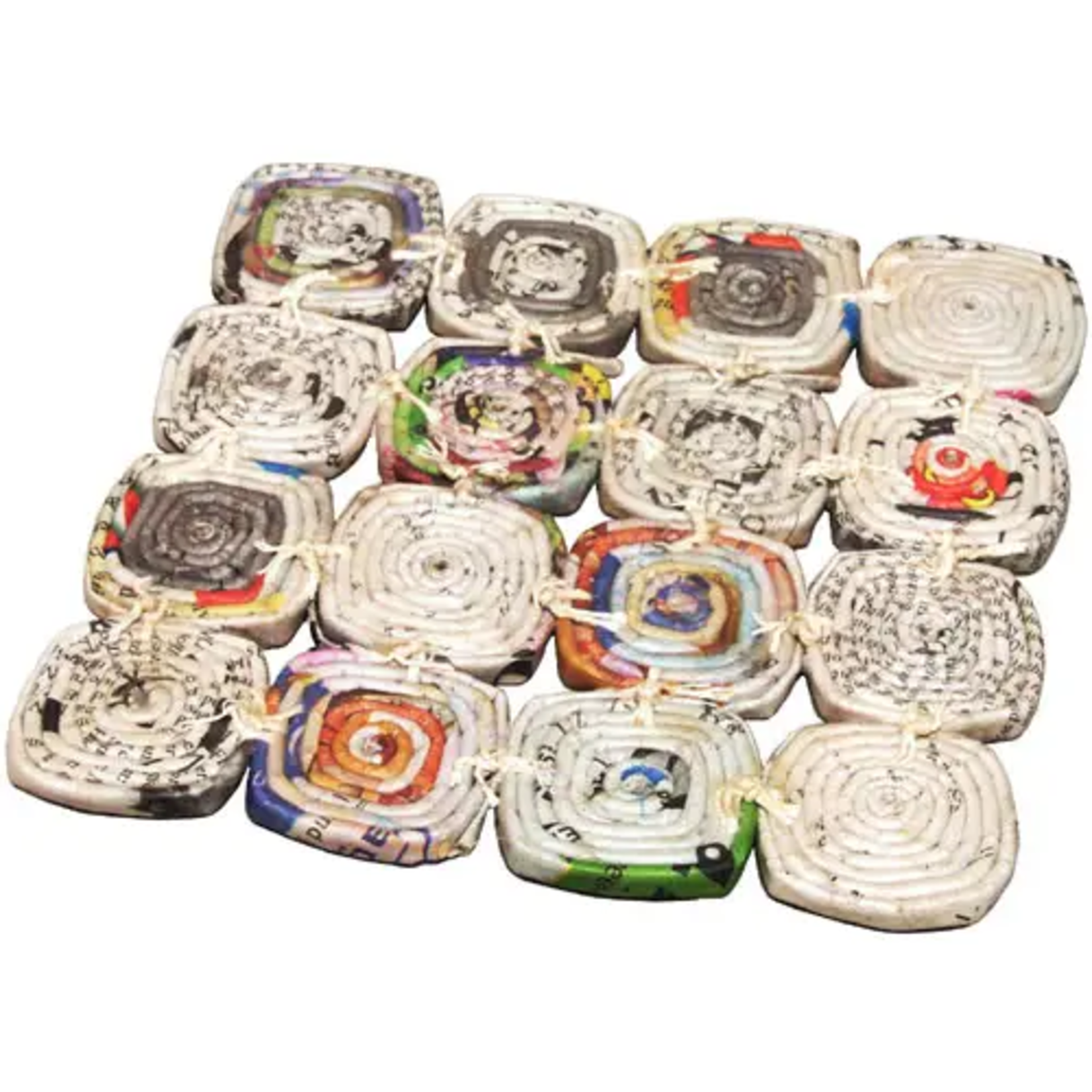 Ten Thousand Villages Recycled Newspaper Trivet