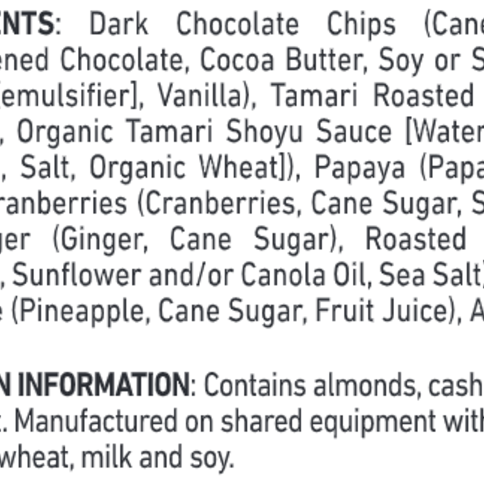 Women's Bean Project Ginger Zing Trail Mix 6oz