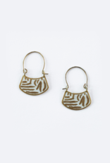 Mata Traders Arusha Brass Earrings