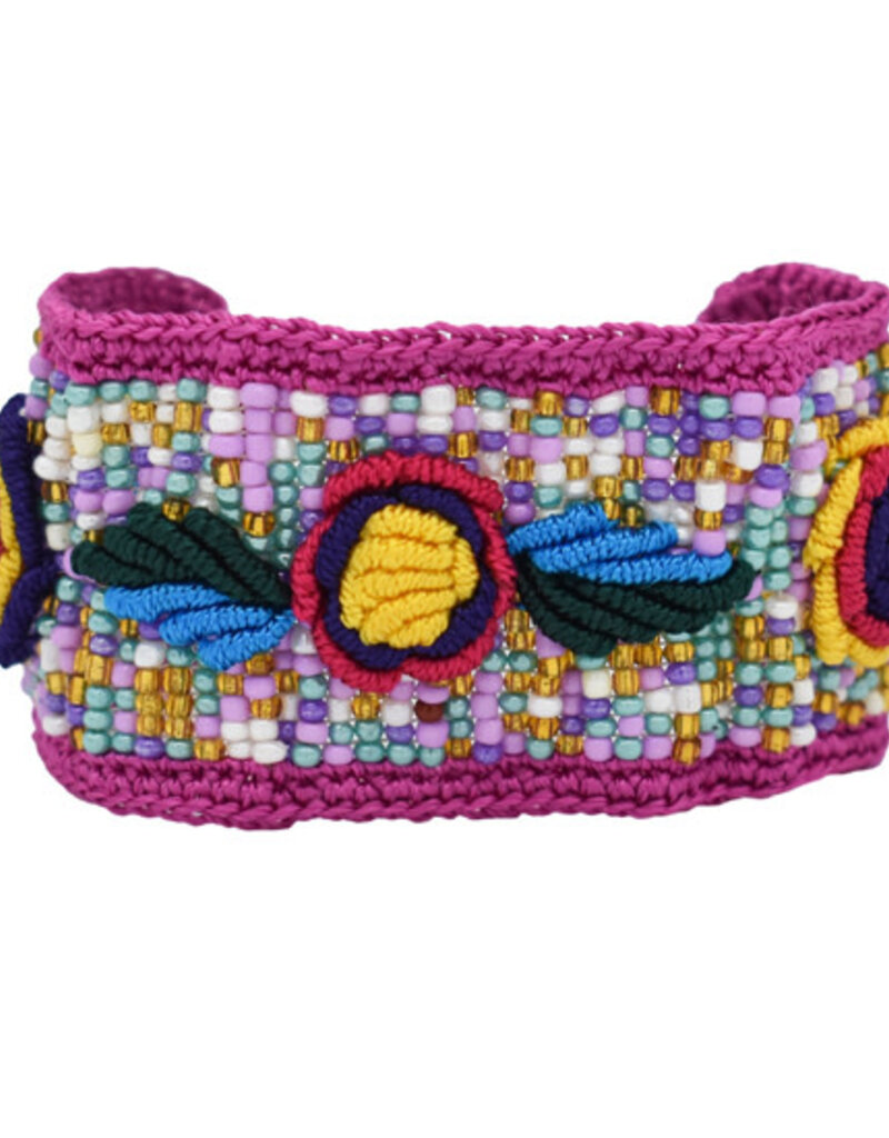 Unique Batik Rosita Bracelet: Lavender