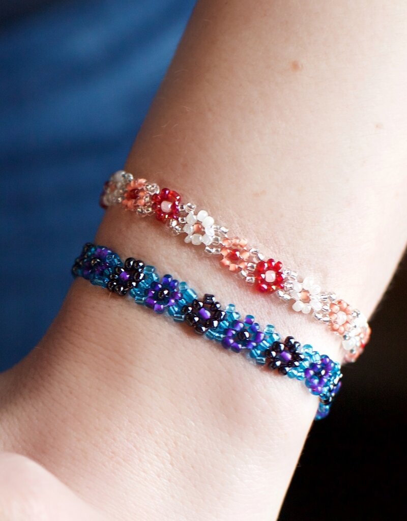 Beaded Flower Bracelet – JR JewelRi