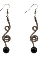 Unique Batik Harmony Bead Earrings