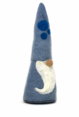 Global Crafts Winter Blues Dot Gnome