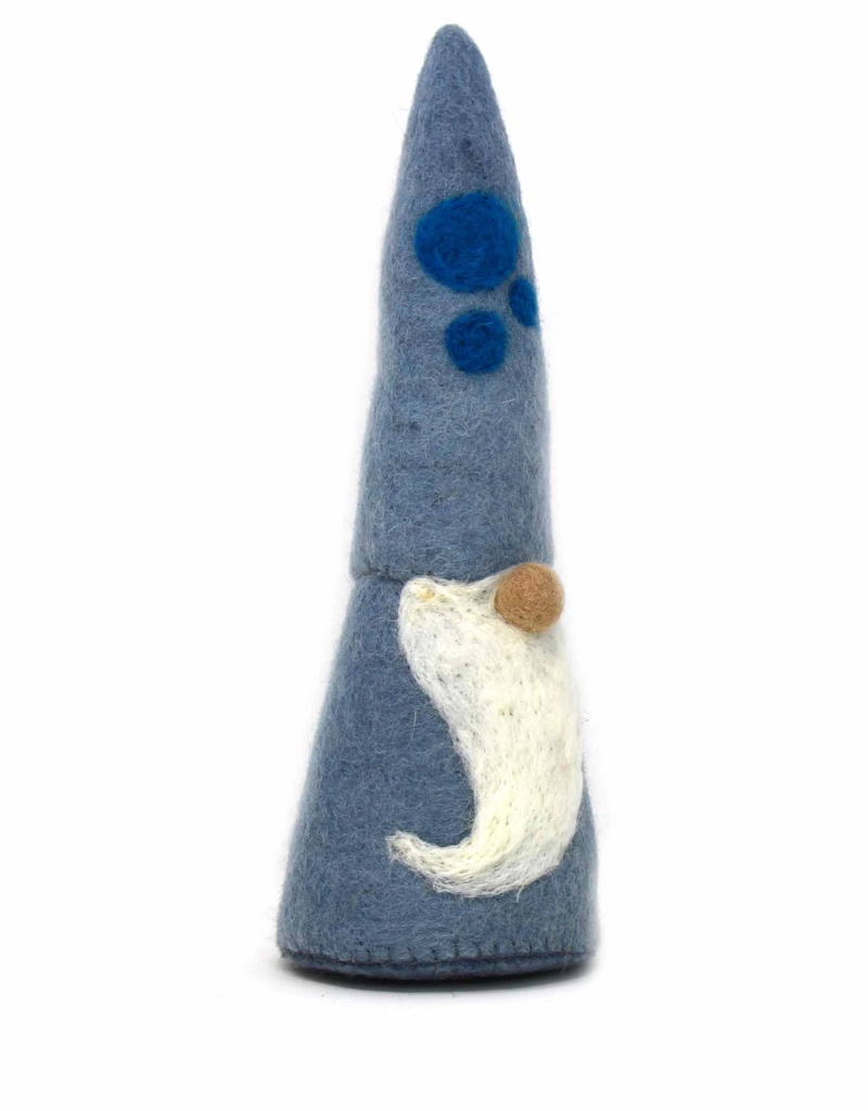 Global Crafts Winter Blues Dot Gnome