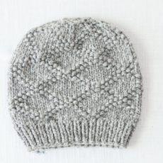 Andes Gifts Pacha Alpaca & Cotton Knit Hat: Grey