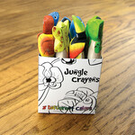 Minga Imports Carved Animal Balsa Wood Crayons - Assorted