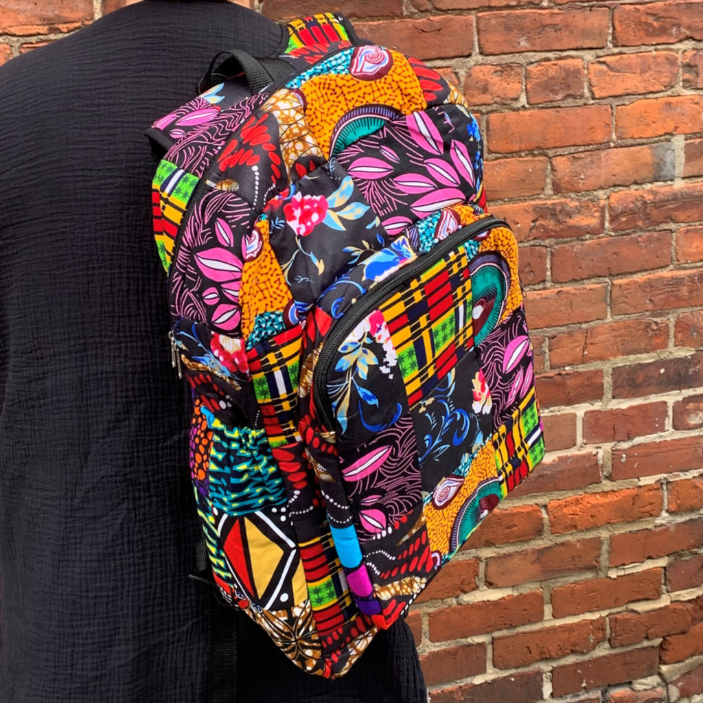 Creation Hive Kitenge Patchwork Backpack