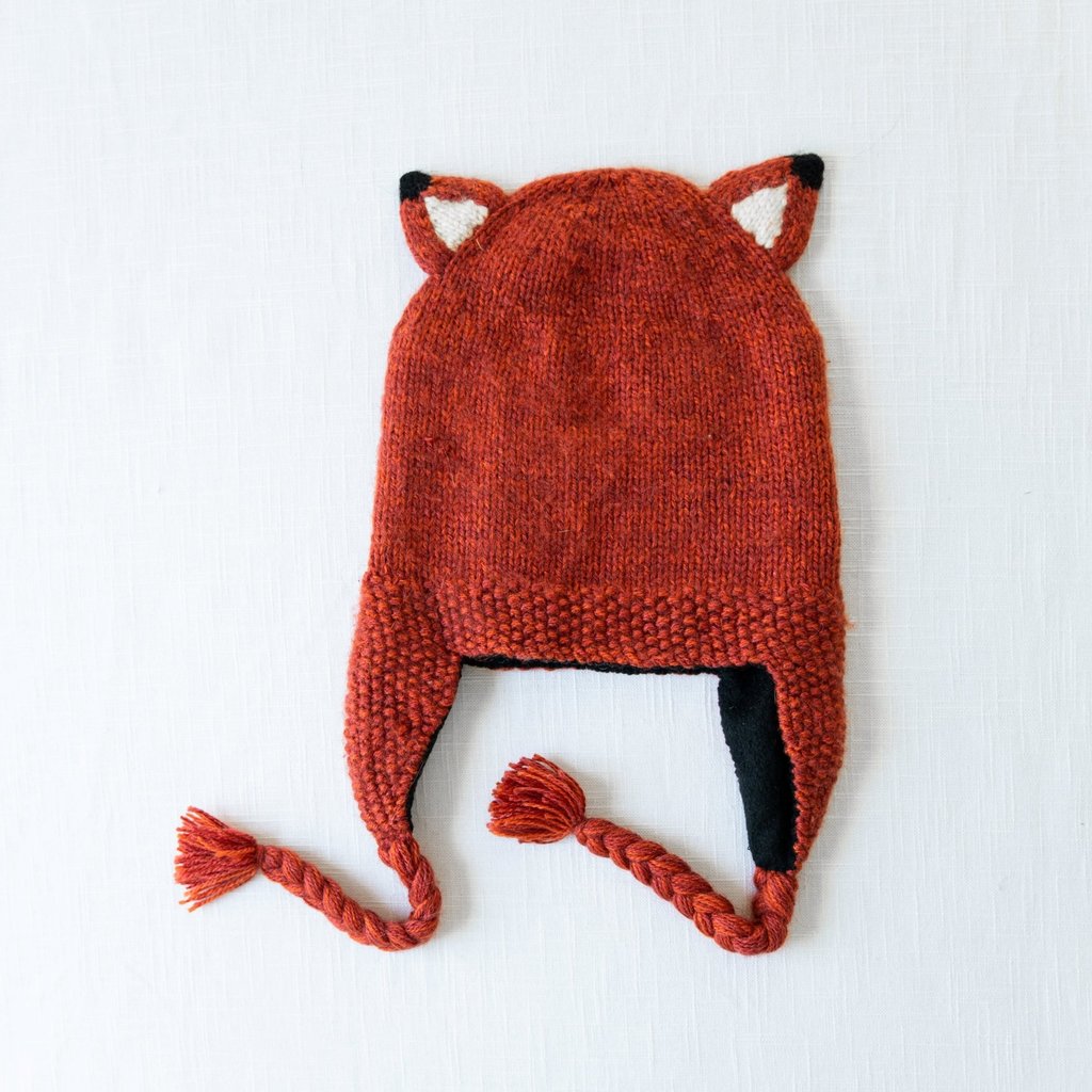 Andes Gifts Adult Animal Hat: Fox