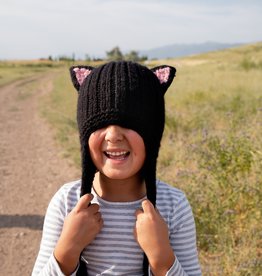 Andes Gifts Kids Animal Hat: Black Cat