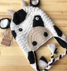 Andes Gifts Adult Animal Hat: Cow