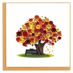 Quilling Card Autumn Tree Quilled Card