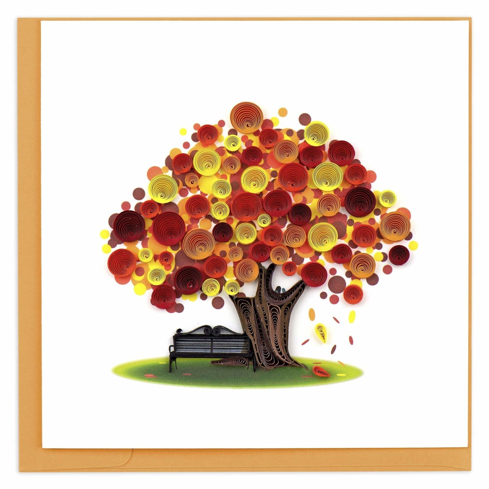 Quilling Card Autumn Tree Quilled Card
