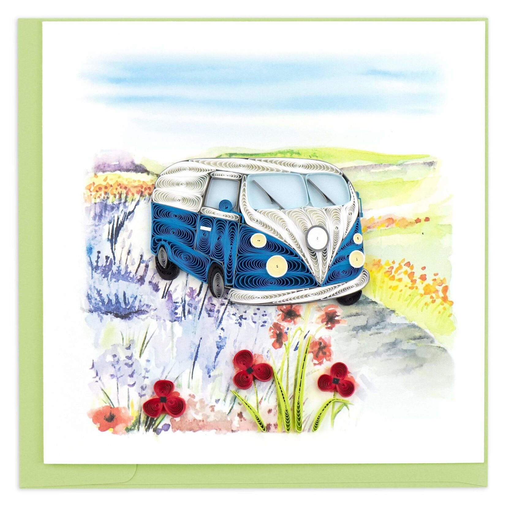 Quilling Card Road Trip Quilled Card