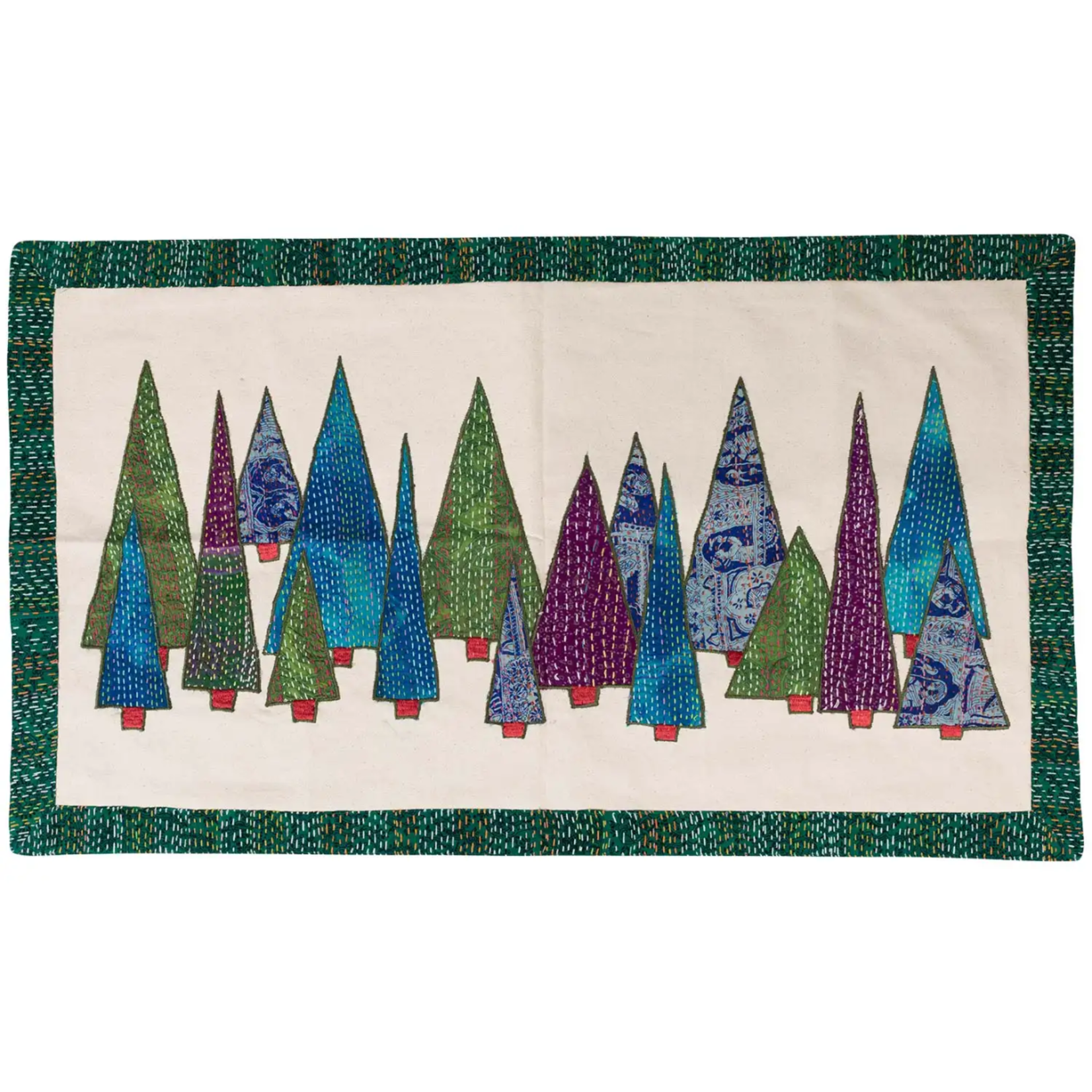 Ten Thousand Villages Kantha Forest Wall Hanging