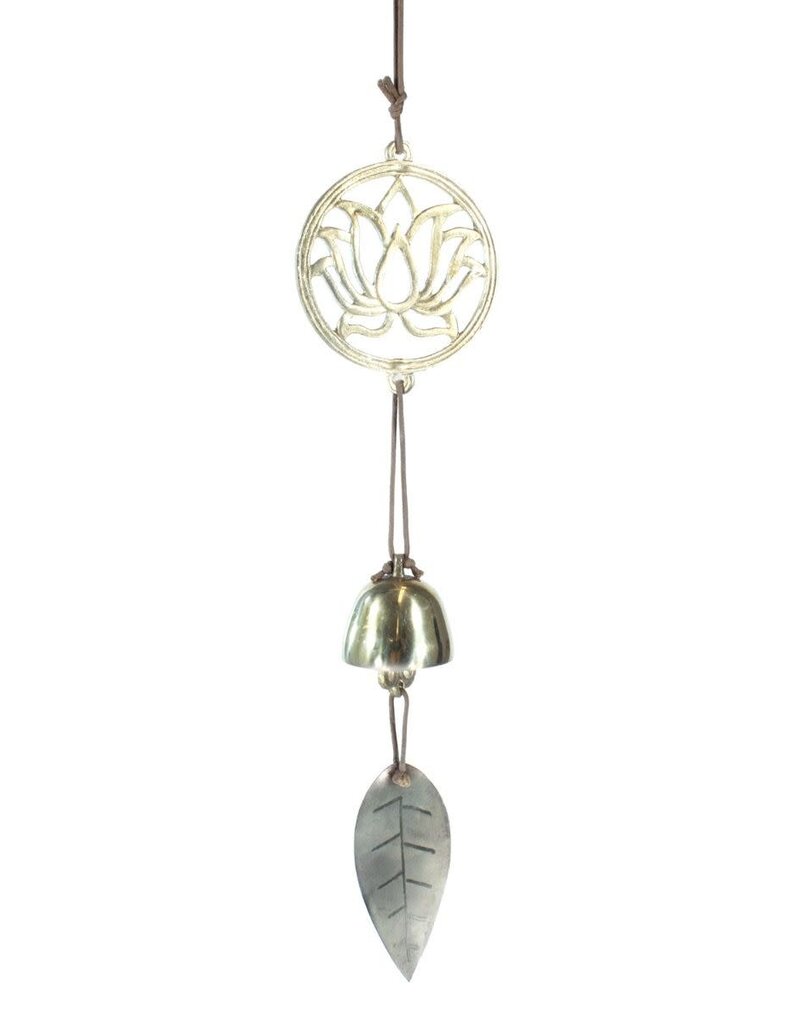 DZI Handmade Lotus Inspiration Door Chime