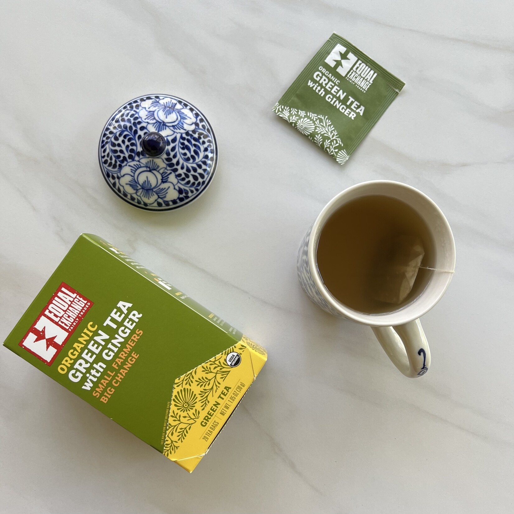 Equal Exchange Organic Green Tea with Ginger