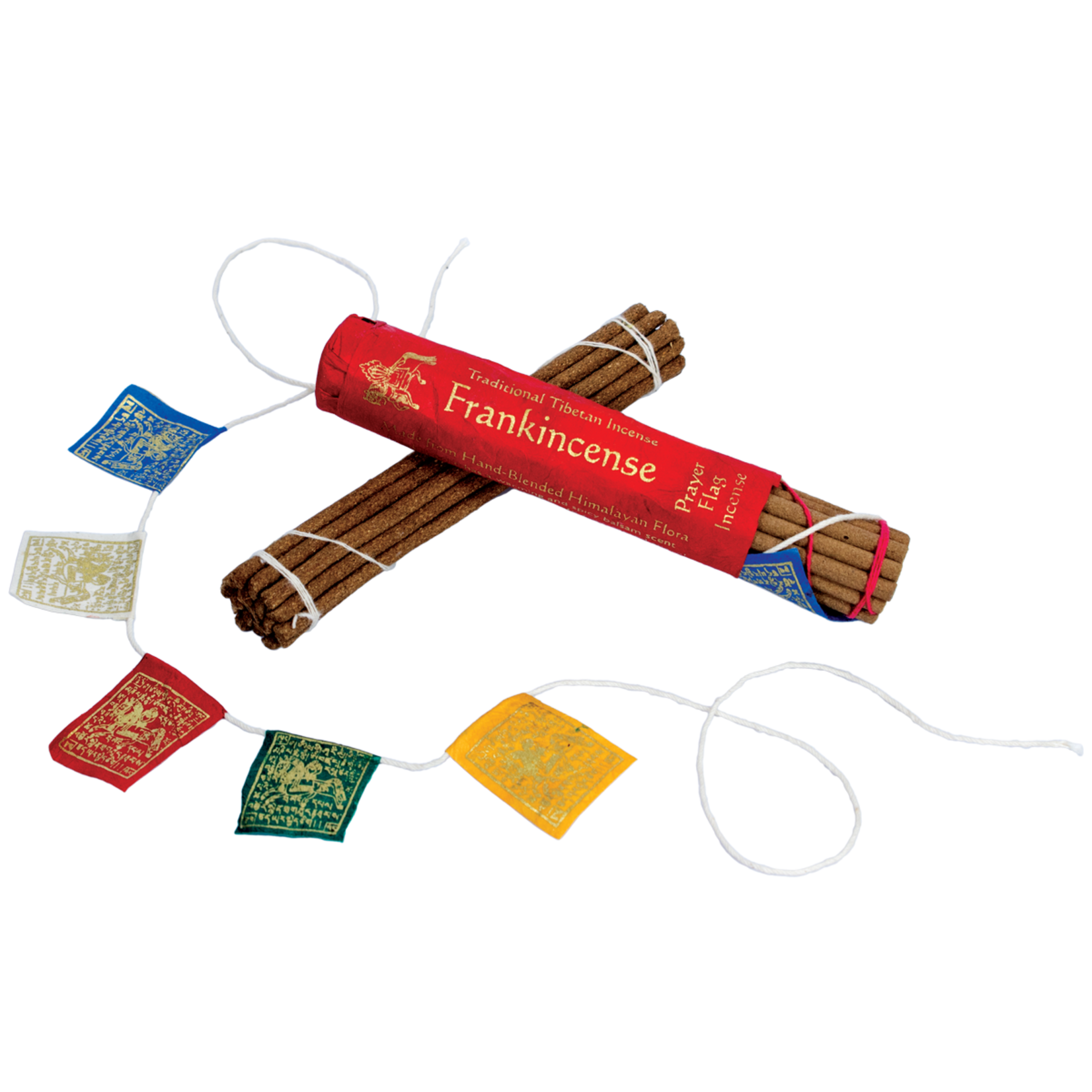 DZI Handmade Frankincense Incense With Prayer Flag