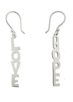 Serrv Hope & Love Silver-plated Earrings