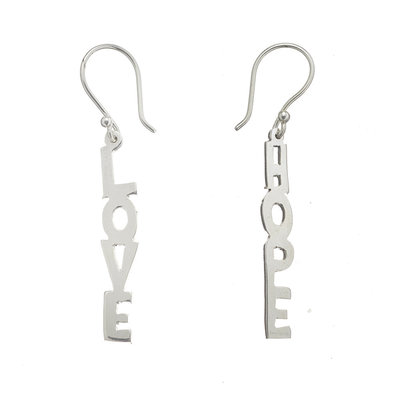 Serrv Hope & Love Silver-plated Earrings