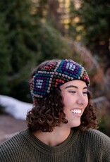 Andes Gifts Diamond Knit Ear Warmer: Ash