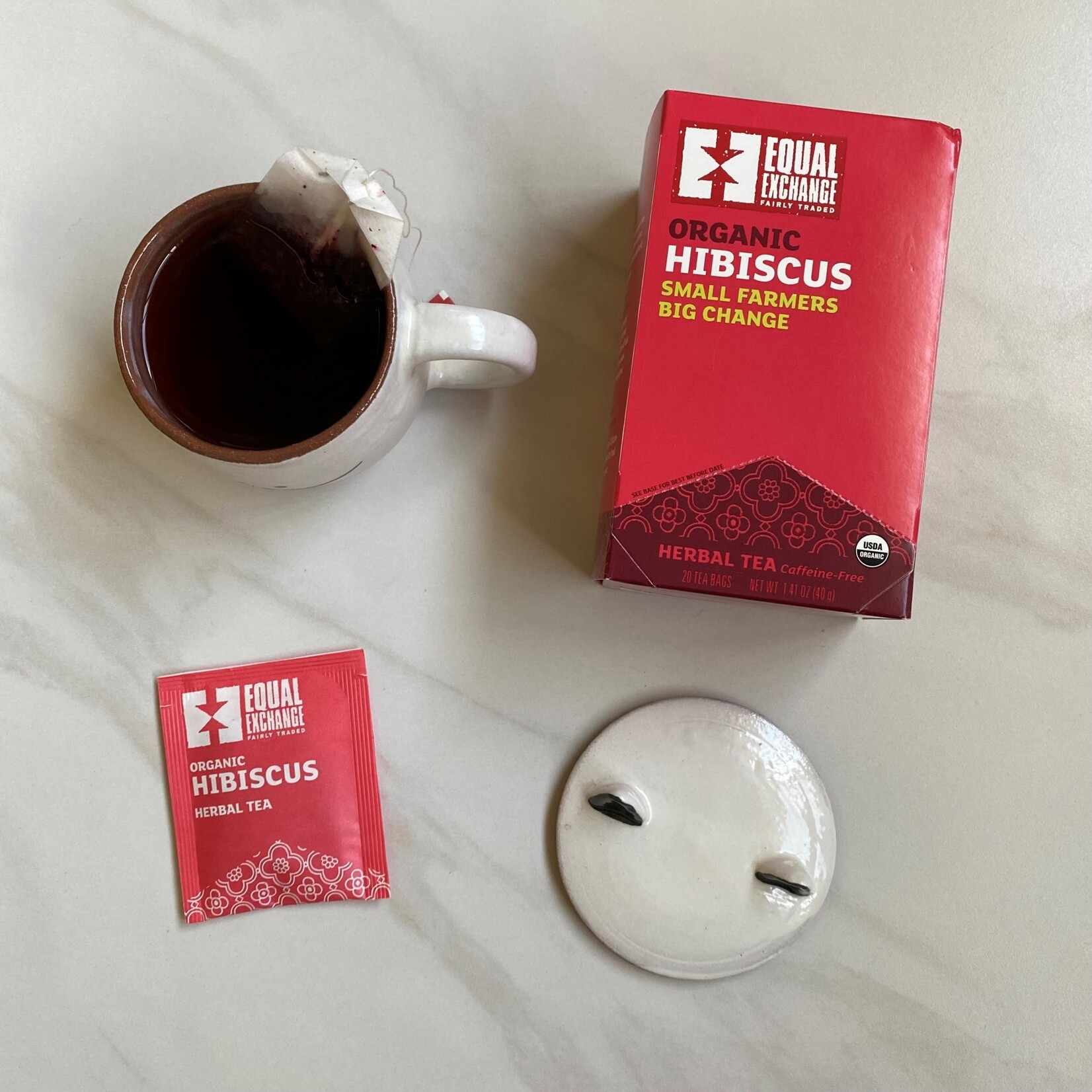 Equal Exchange Organic Hibiscus Tea 20pc Box