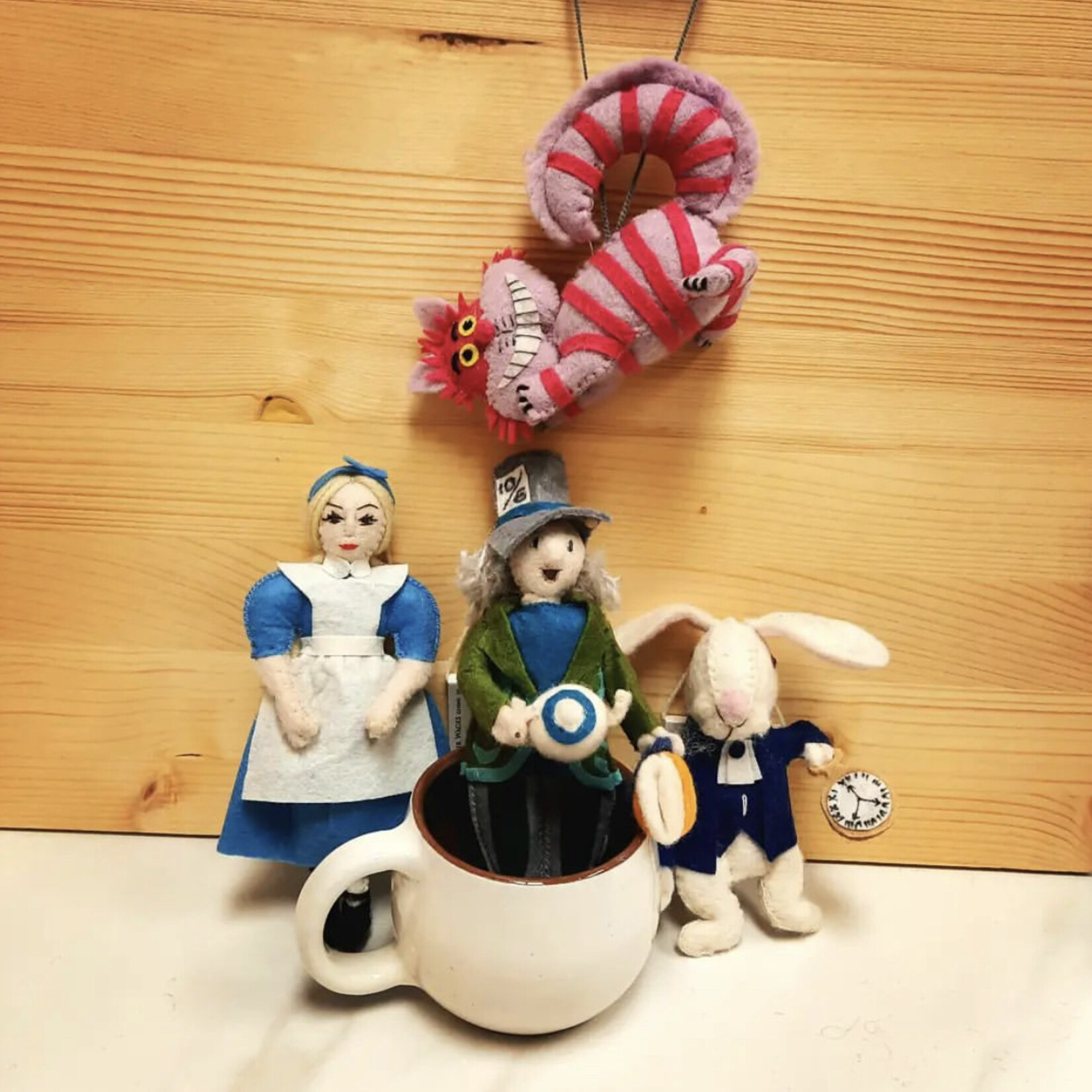 Silk Road Bazaar Alice in Wonderland Felt Ornament