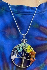 Minga Imports Rainbow Tree of Life Necklace