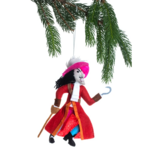 Silk Road Bazaar Captain Hook Felt Ornament