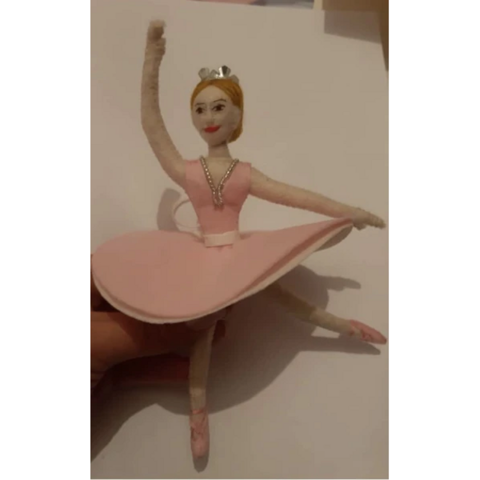 Silk Road Bazaar Sugar Plum Fairy Felt Ornament