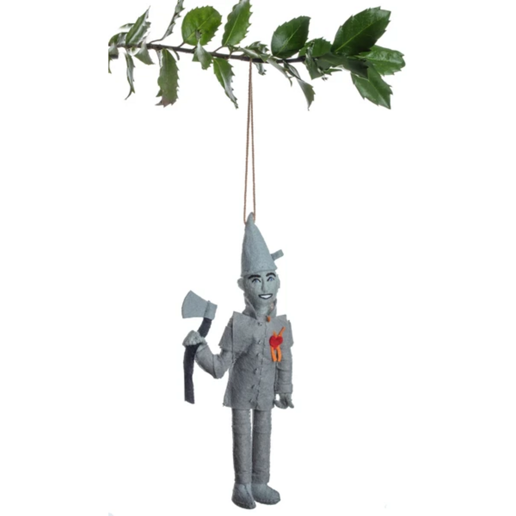 Silk Road Bazaar Tin Man Felt Ornament