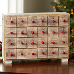 Serrv Rustic Mango Wood Advent Chest