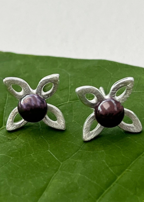 Women's Peace Collection Rising Star Sterling Pearl Stud Earrings