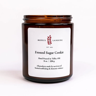 Hopes Landing Frosted Sugar Cookie Candle 8oz Jar