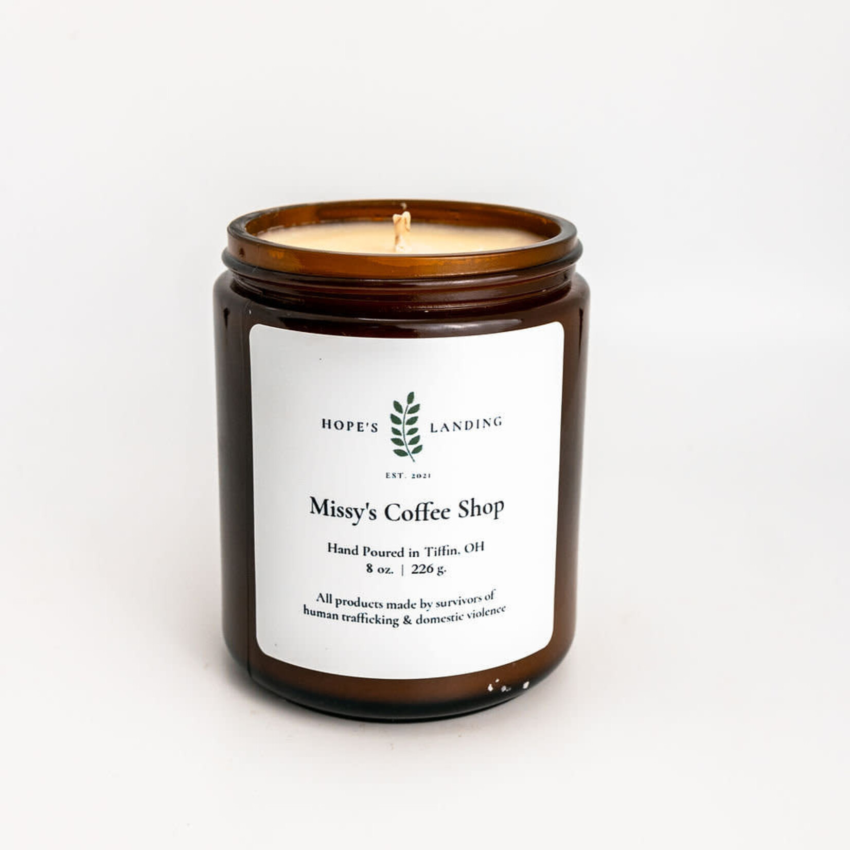 Hopes Landing Missy's Coffee Shop Candle 9.5oz Jar