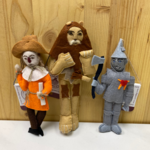 Silk Road Bazaar Scarecrow Felt Ornament