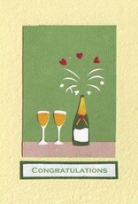 Good Paper Champagne Toast Congratulations Card