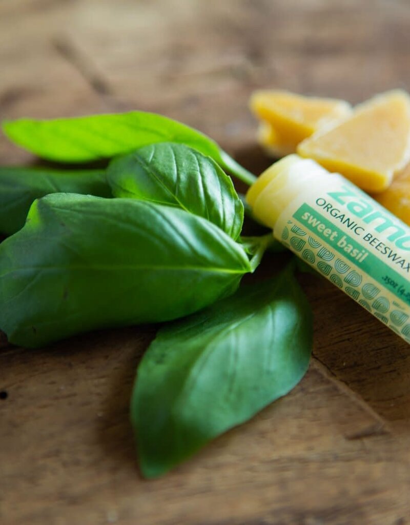 Organic Beeswax Lip Balm: Sweet Basil - Global Gifts