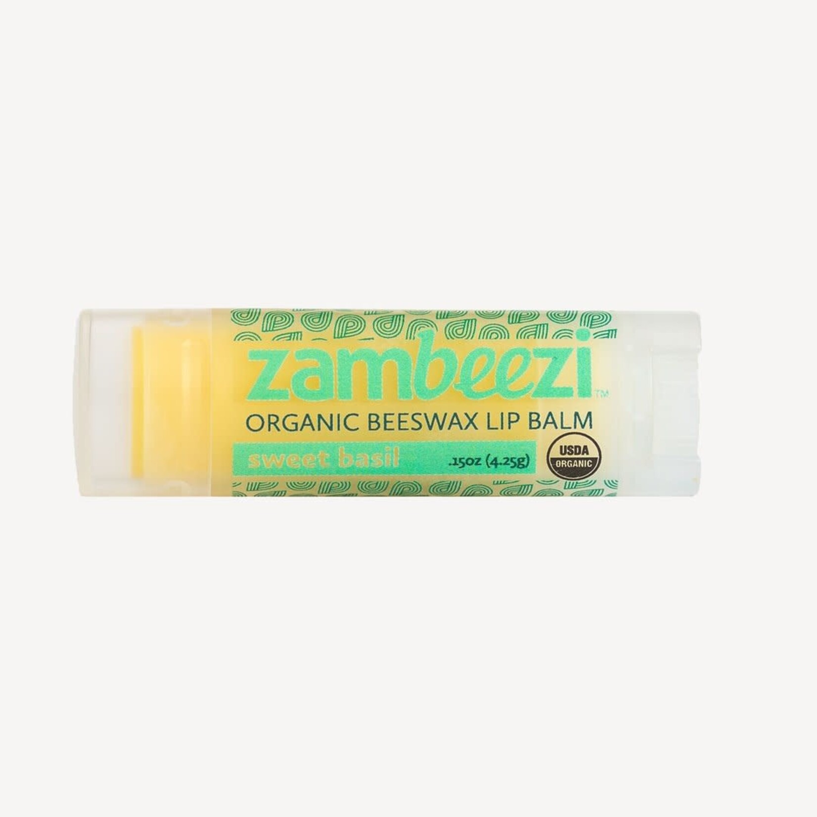 Sambah Naturals Organic Beeswax Lip Balm: Sweet Basil