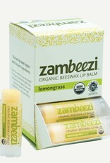 Sambah Naturals Organic Beeswax Lip Balm: Lemongrass