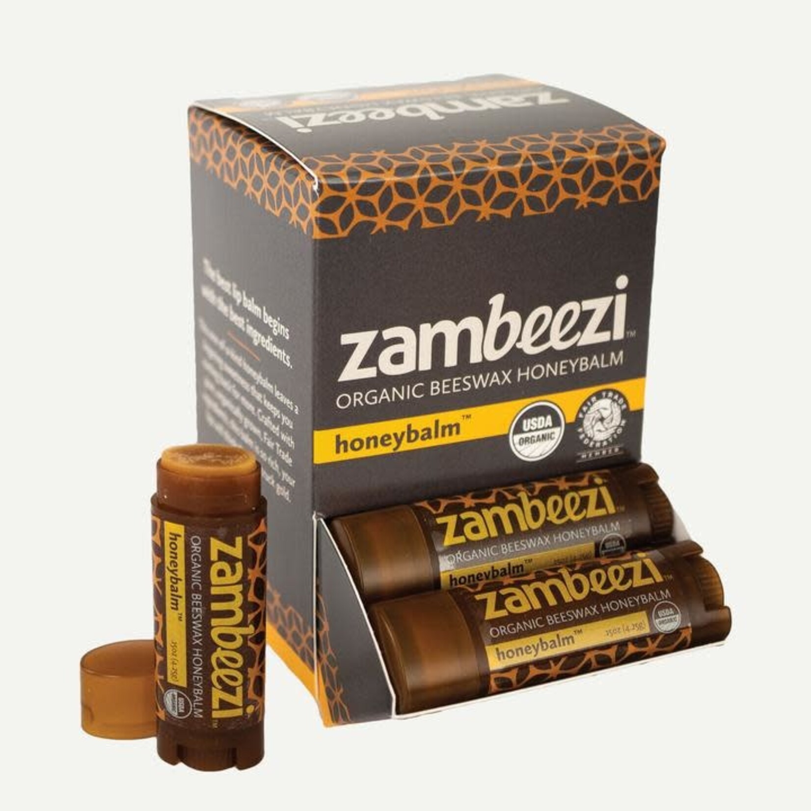 Sambah Naturals Organic Beeswax Lip Balm: Honey